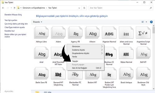 Bilgisayara Yeni Yazı Tipi Nasıl Eklenir - Yazı Tipleri