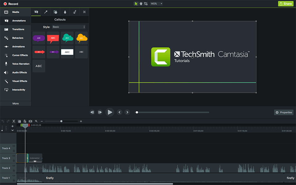 En İyi Ekran Kaydediciler - Camtasia