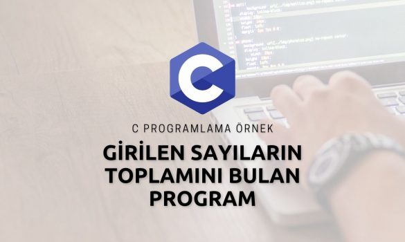 C Programlama Girilen Sayıların Toplamını Bulan Program