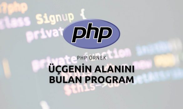 Php Üçgenin Alanını Bulan Program