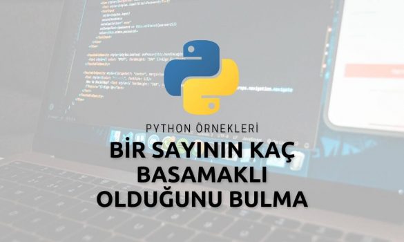 Python Bir Sayının Kaç Basamaklı Olduğunu Bulma