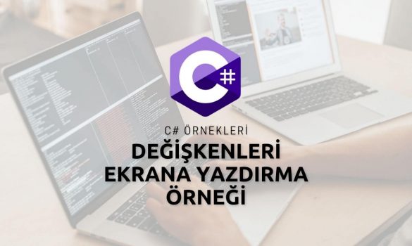 C# İle Değişkenleri Ekrana Yazdırma Örneği