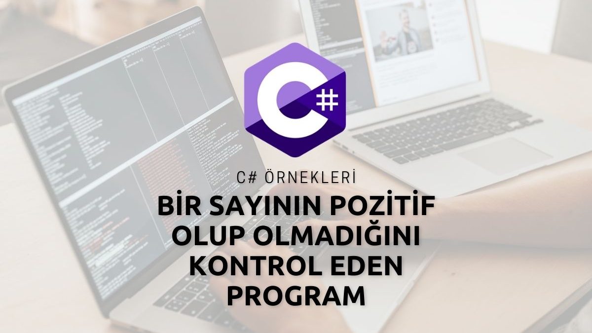 C# Bir Sayının Pozitif Olup Olmadığını Kontrol Eden Program