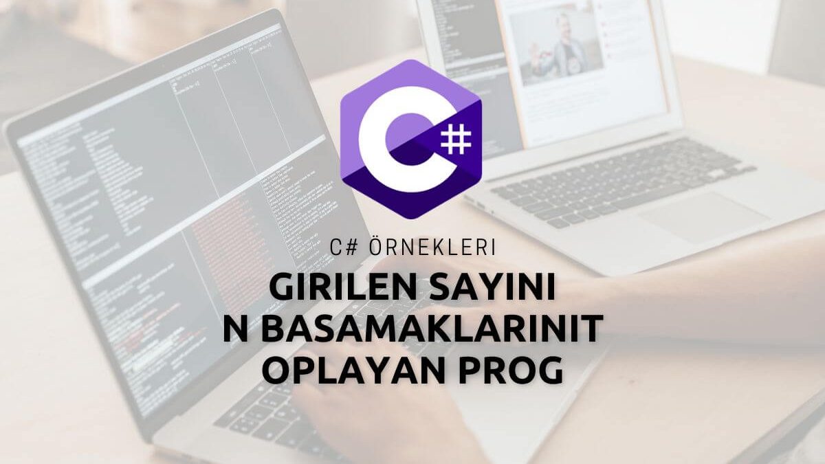 C# Girilen Sayının Basamaklarını Toplayan Program