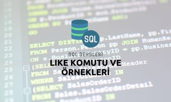 SQL Like Komutu ve Örnekleri