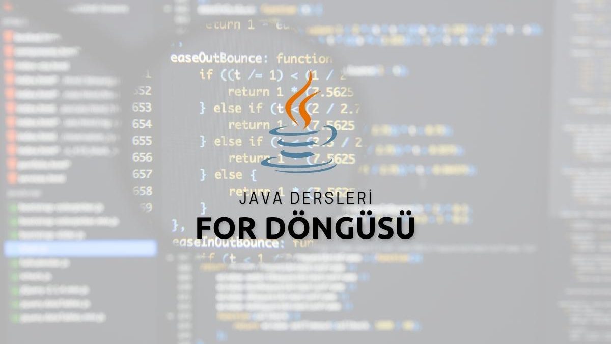 Java For Döngüsü