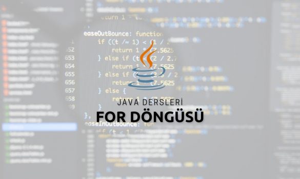 Java For Döngüsü